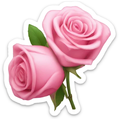 un beso rosa sticker