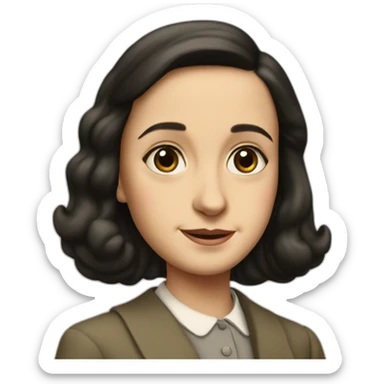 anne frank sticker