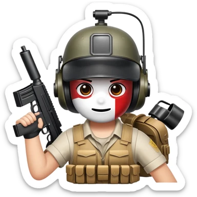 creami delle emohi per il mio server discord una per pubg warzone e warzone, devono eessere rosse sticker