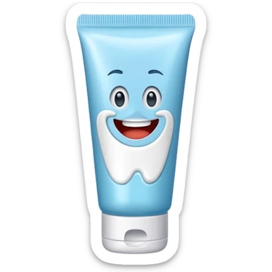 toothpaste sticker