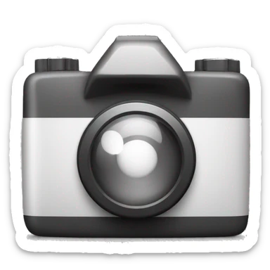 A camera app black and white and gray theme and not 3d  sticker