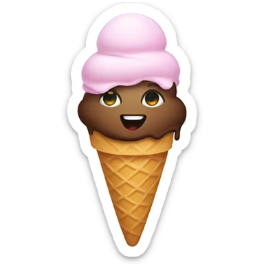 Ice cream  sticker