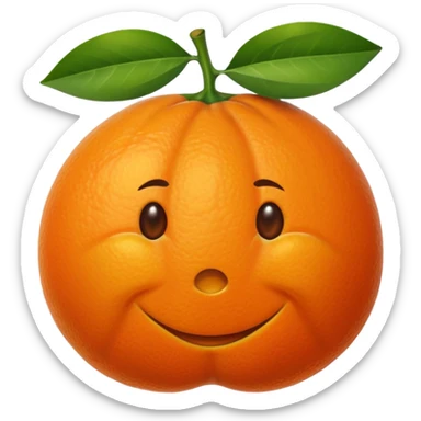 mandarin sticker