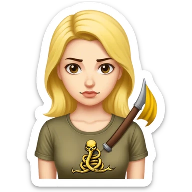 libertarian woman shirt dont tread on me sticker