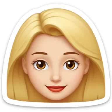 Flirty smirk sticker