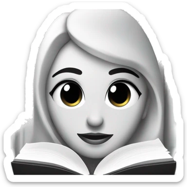 A book in black and white with the cover having written the text "vidya" sticker