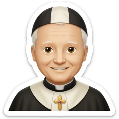 John Paul II From Poland sticker
