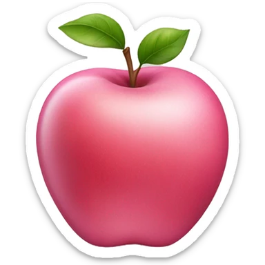 Pink Apple  sticker