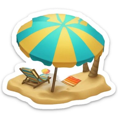 Beach sticker