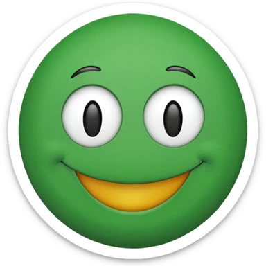 Irish smiley face sticker