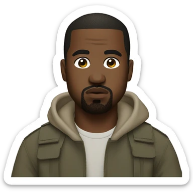 kanye west sticker
