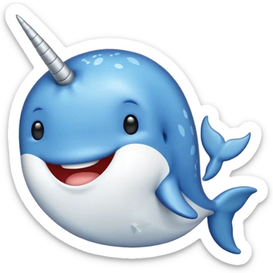 narwhal emoji sticker
