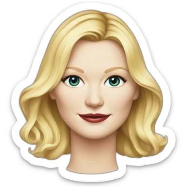 actress kirsten dunst sticker