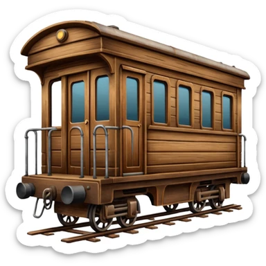 train car sticker