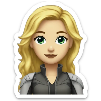 sara lance white canary sticker