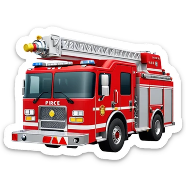 Fire Engine - Pierce Enforcer Pumper (Model Year: 2021) (Iconic colour: Red) sticker