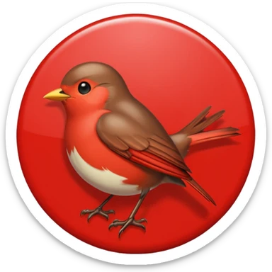 robin symbol sticker
