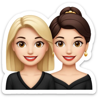 Well groomed girls sticker