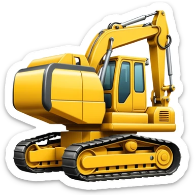 Machine de chantier sticker