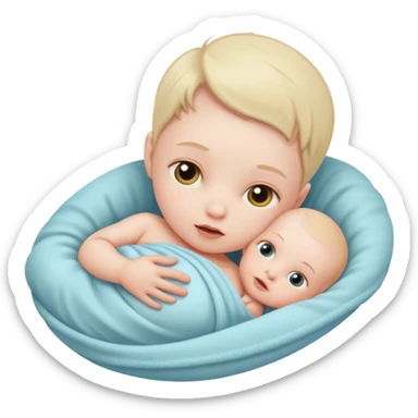 A newborn sticker