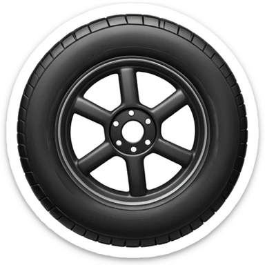 make tire flat sticker