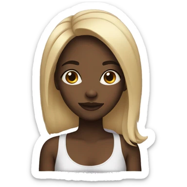 Black girl  sticker