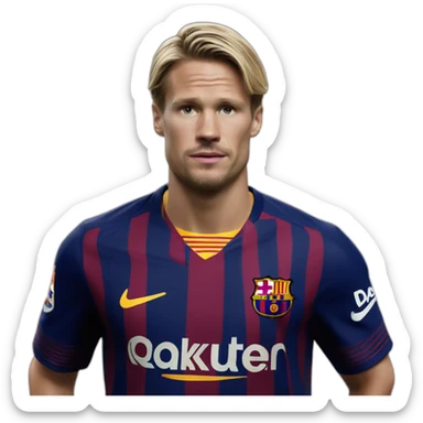 Barca de jong sticker