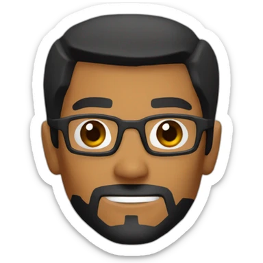 Gordon Freeman black hair sticker