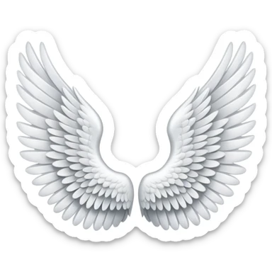 🪽double trouble sticker