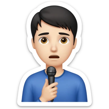 fear of public speaking  sticker