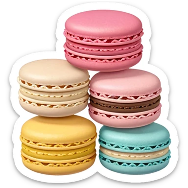 just one macarons sticker