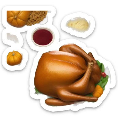 Happy Thanksgiving sticker
