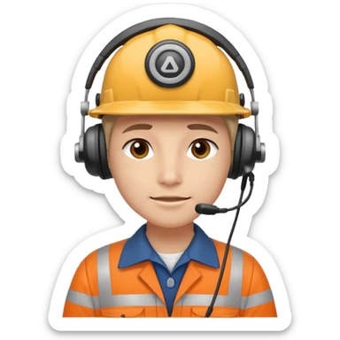 Dispatch department worker  sticker