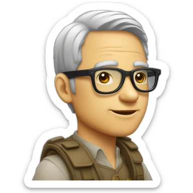 einschtein-avec-des-lunettes-de-soleil sticker