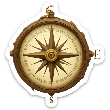 Ancient Compass sticker