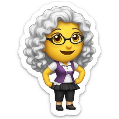 Maestra de musica sticker