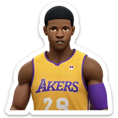 basketball player in sportswear sticker