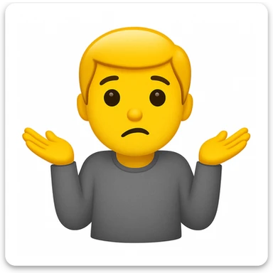 yellow boy grey shirt shrugging emoji google style sticker