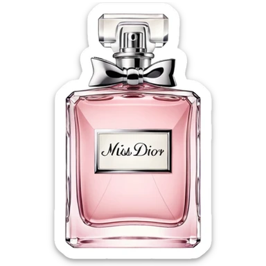 Miss dior perfume sticker