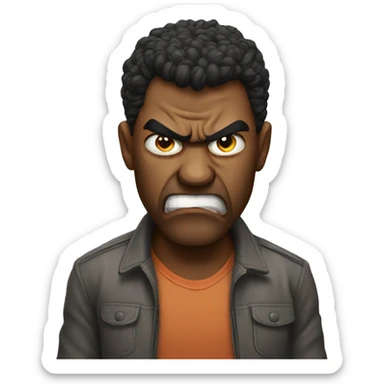 Angry sticker