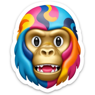 Сделай логотип Bape sticker