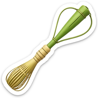 bamboo chasen whisk sticker