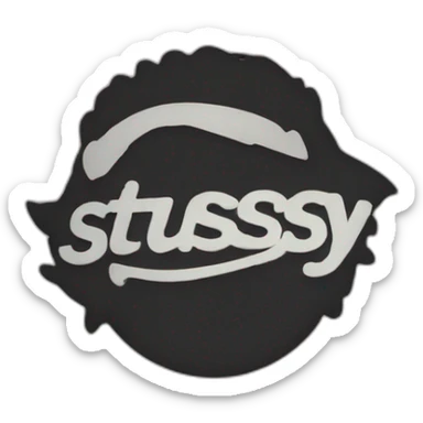 Stussy logo sticker