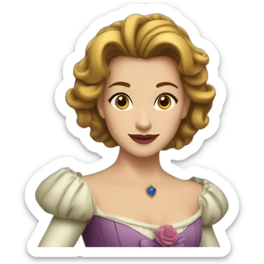 La belle et la bête sticker