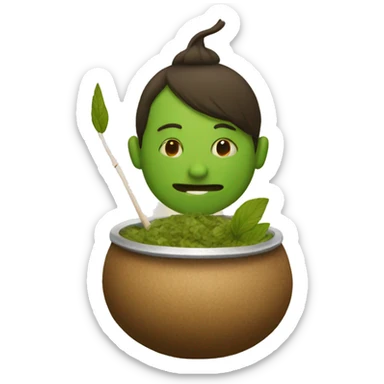 Yerba mate lover sticker