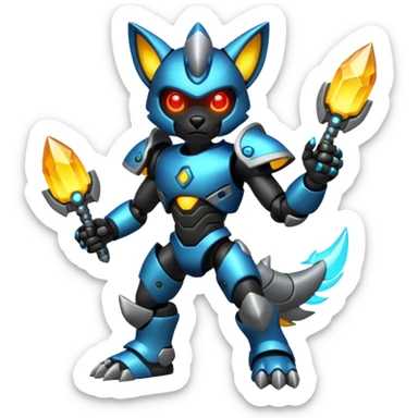 Grem2-Gremz-Protogen-fusion, full body sticker