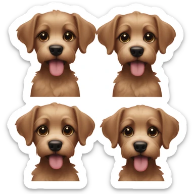 Perritos caniches sticker