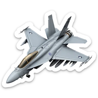 F/A-18 Hornet - McDonnell Douglas (Grey) sticker