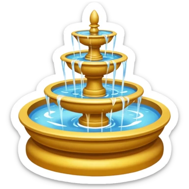 Garden water pouring object sticker