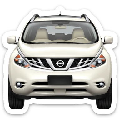 2013 white nissan murano sticker